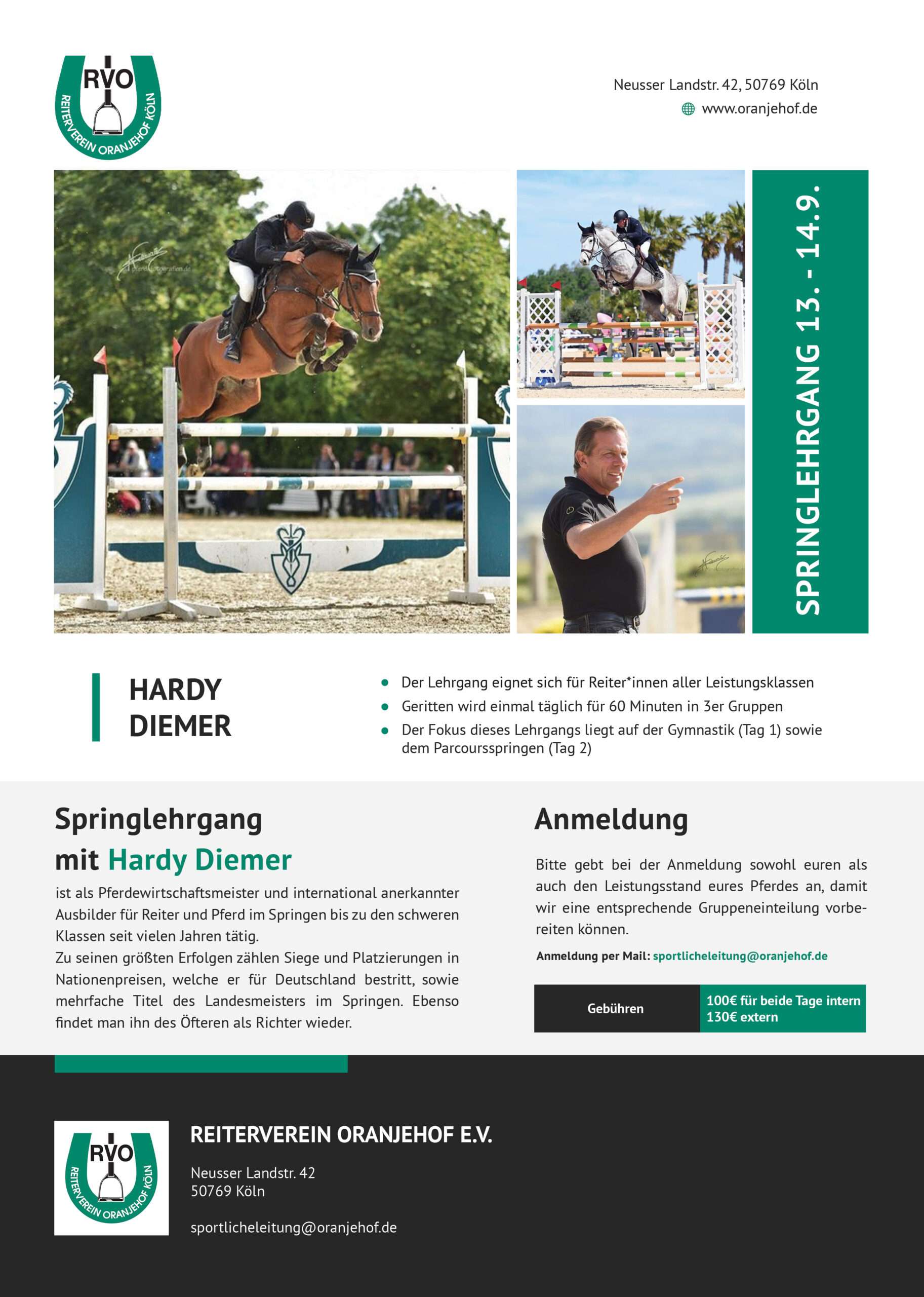 Du betrachtest gerade Springlehrgang mit Hardy Diemer